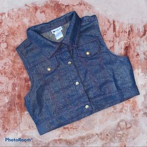 Emily West Girls Denim Vest